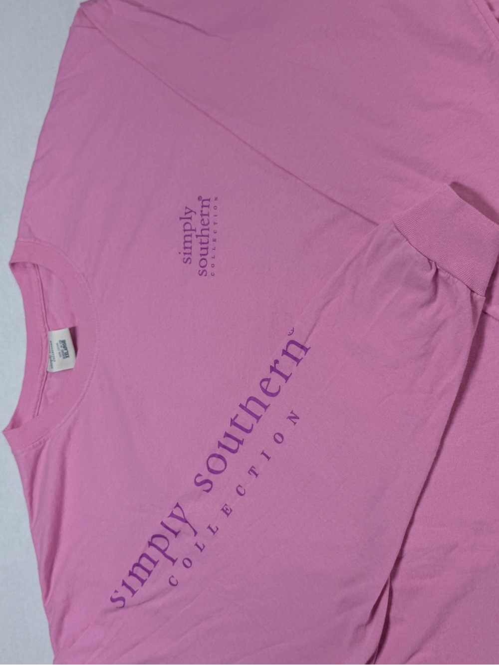 Simply Southern Pink Sweet Tea & Jesus LS Graphic Tee XXL - Picture 15 of 15